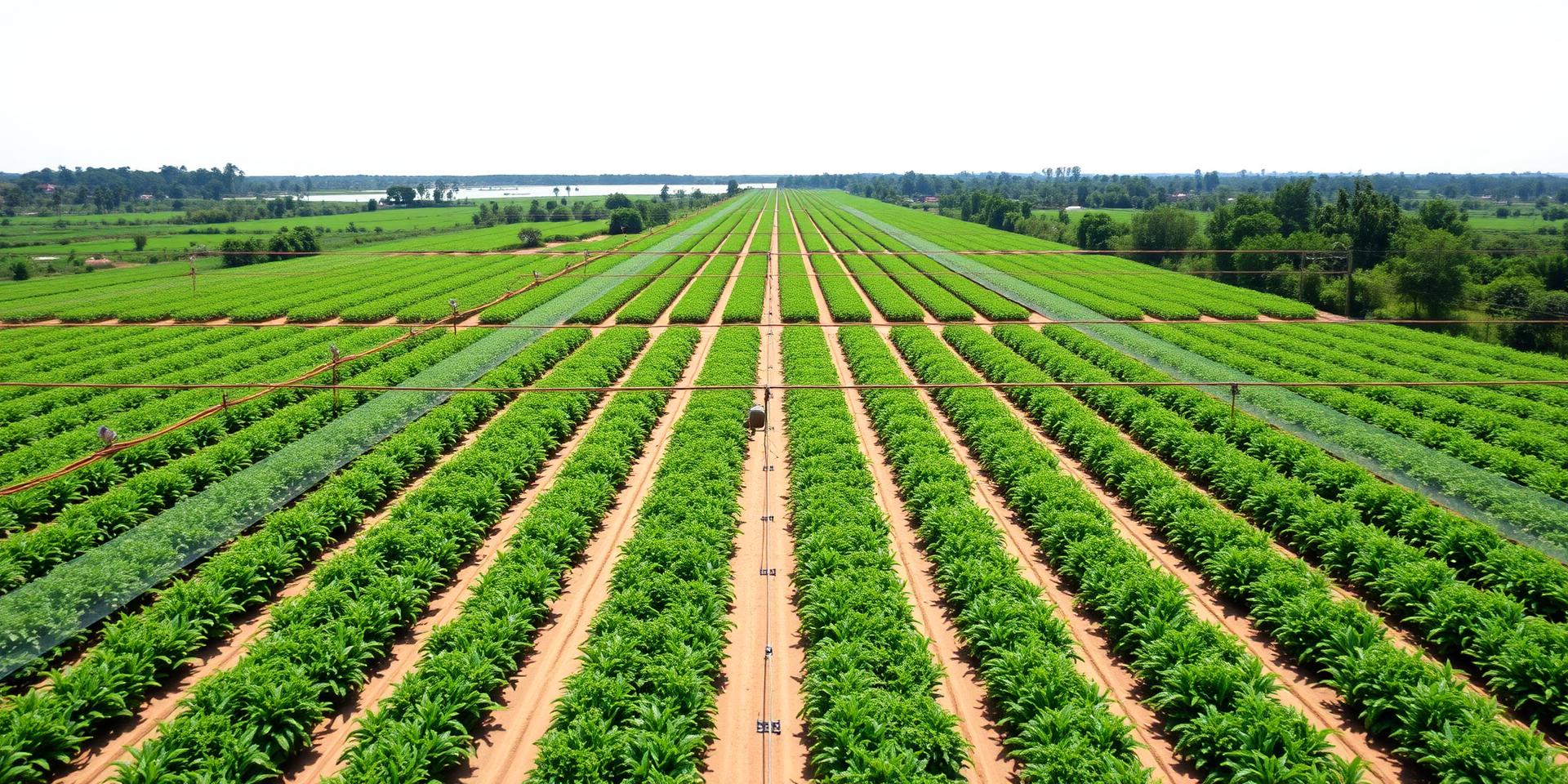 Plantación de papaya